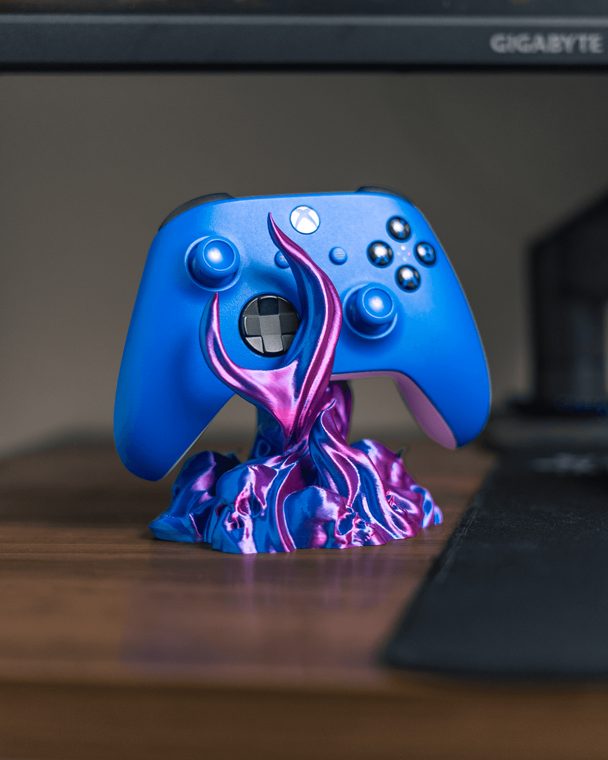 Suporte de comando gaming em impressão 3D
