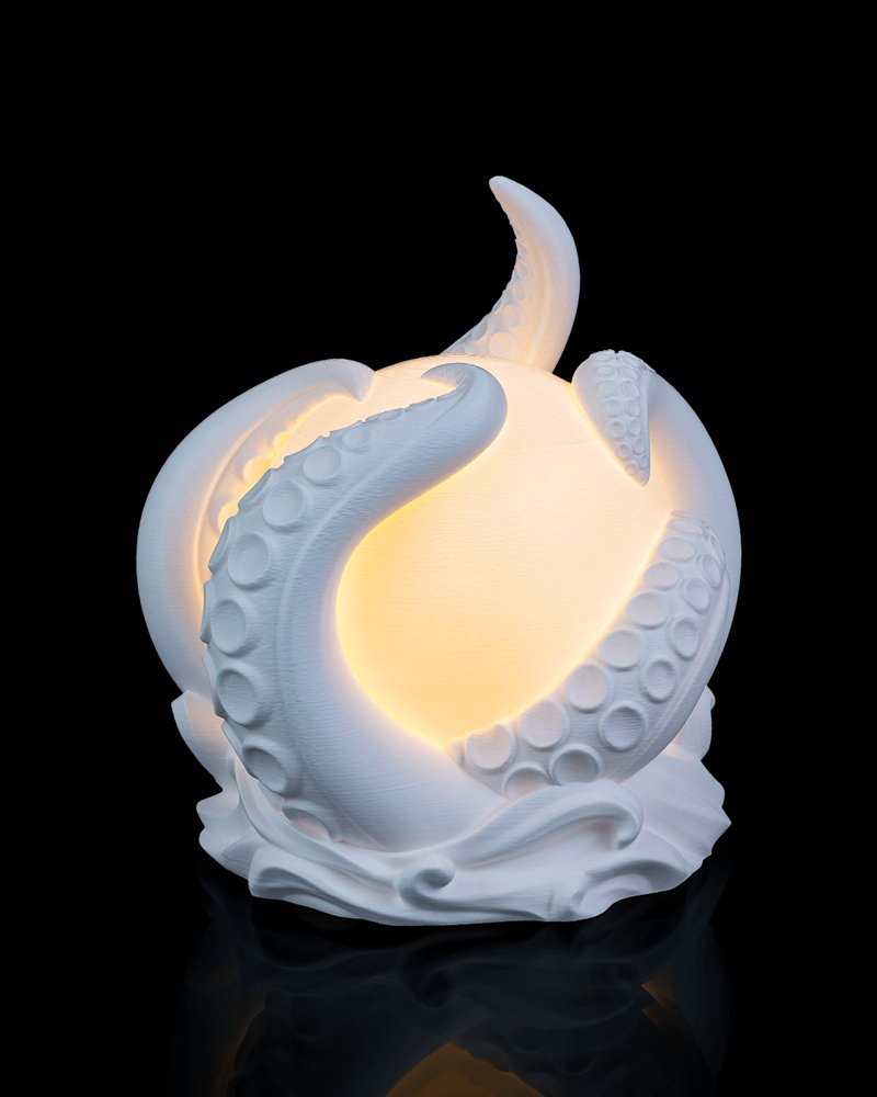 Candeeiro decorativo impresso em 3D pela Voxel 3D